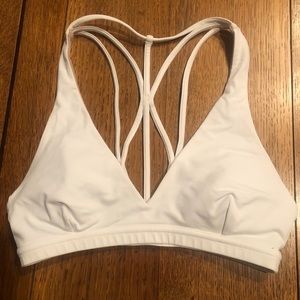 Lululemon White Sports Bra